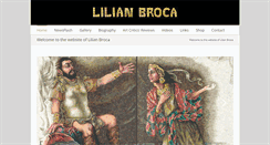 Desktop Screenshot of lilianbroca.com
